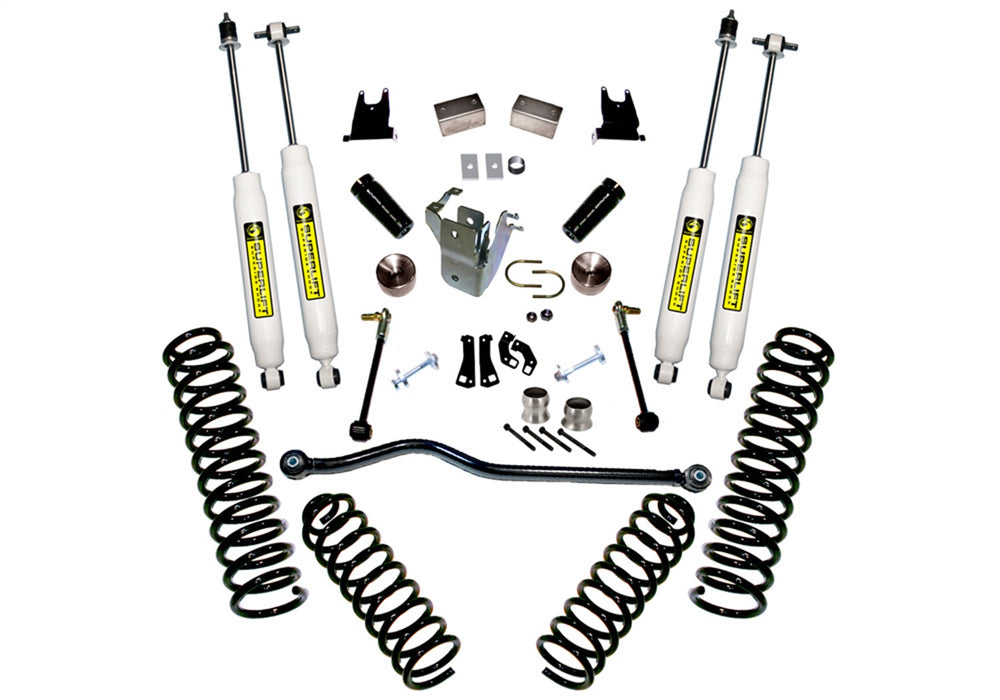 Superlift K927 4 inch Lift Kit-2007-2018 Jeep Wrangler JK 2 Door-with Superlift Shocks - Truck Part Superstore