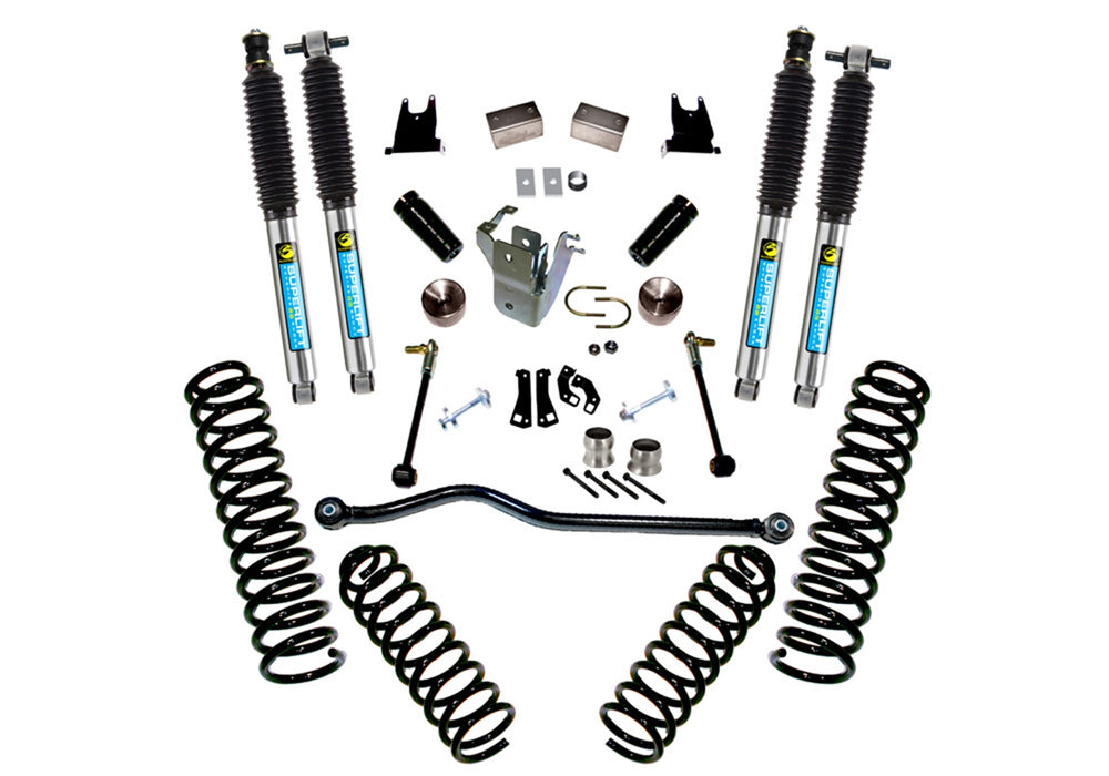 Superlift K928B 4 inch Lift Kit-2007-2018 Jeep Wrangler JK Unlimited-with Bilstein Shocks - Truck Part Superstore