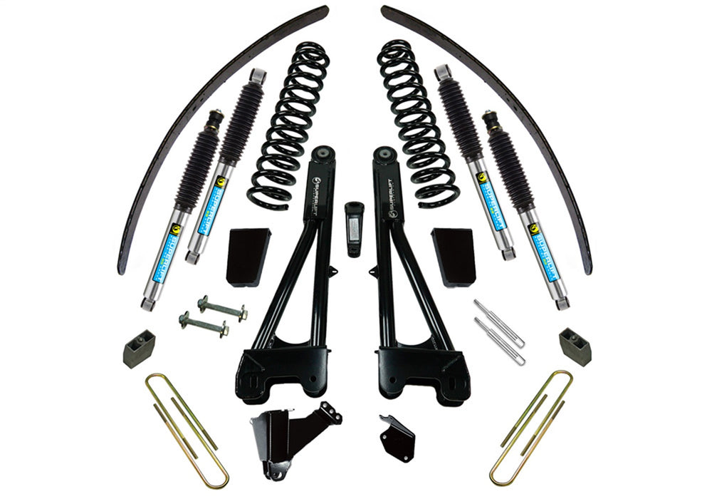 Superlift K979B 8in. Lift Kit-05-07 F250/F350 4WD-Dsl w/Replacement Radius Arms w/Bil Shocks - Truck Part Superstore