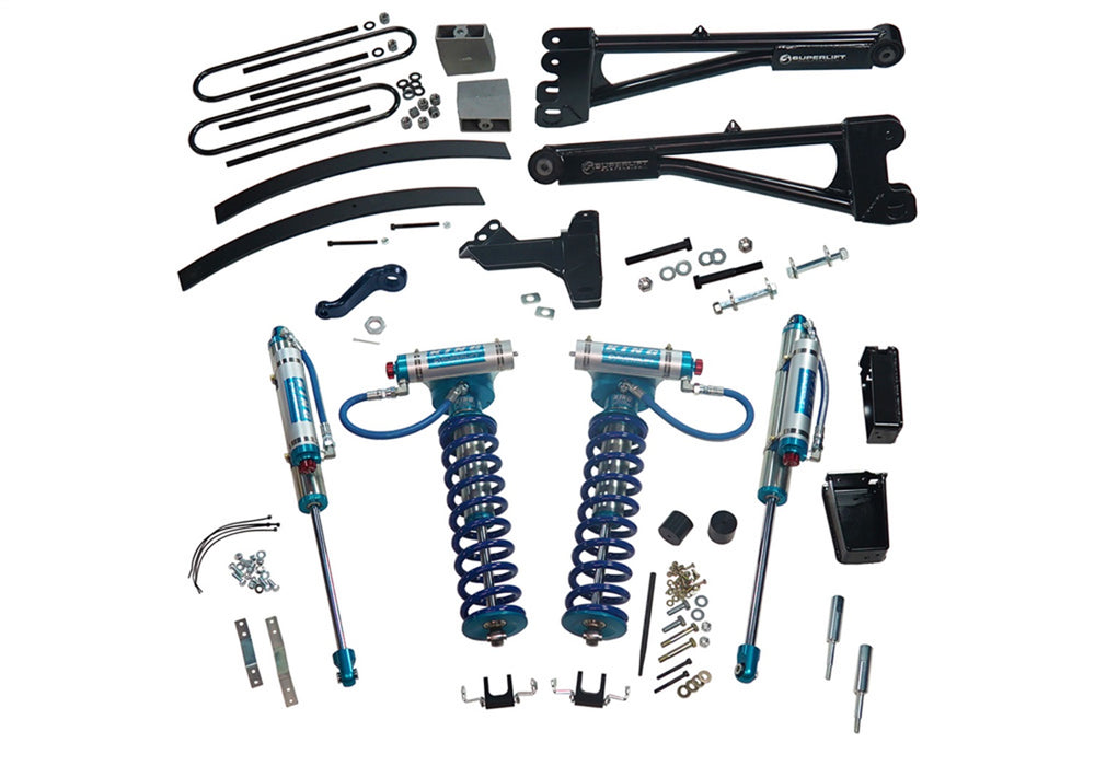 Superlift K979KG 8in. Lift Kit-05-07 F250/F350 4WD w Rep Radius Arms/King Clvrs/King Rr Shocks - Truck Part Superstore