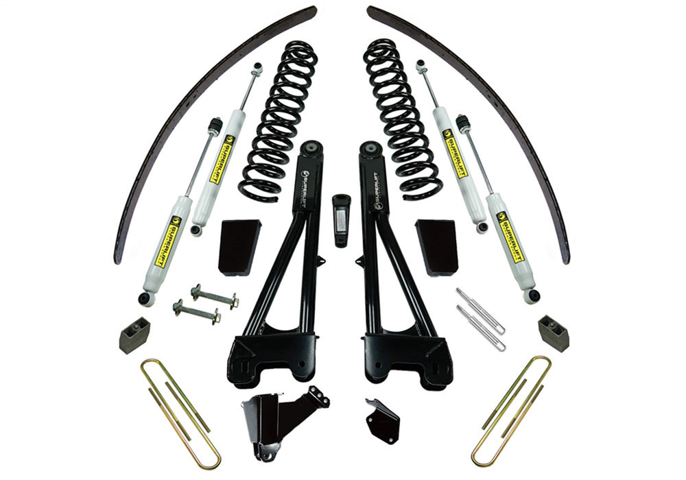 Superlift K979 8in. Lift Kit-05-07 F250/F350 4WD-Dsl w/Replacement Radius Arms w/SL Shocks - Truck Part Superstore