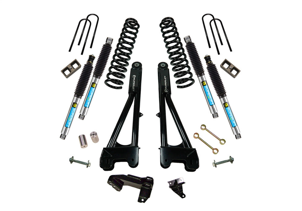 Superlift K981B 4in. Lift Kit-08-10 F250/F350 4WD-Dsl w/Replacement Radius Arms w/Bil Shocks - Truck Part Superstore