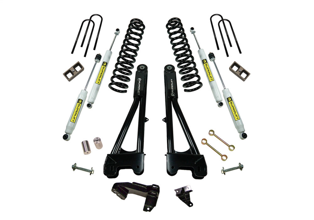 Superlift K981 4in. Lift Kit-08-10 F250/F350 4WD-Dsl w/Replacement Radius Arms w/SL Shocks - Truck Part Superstore