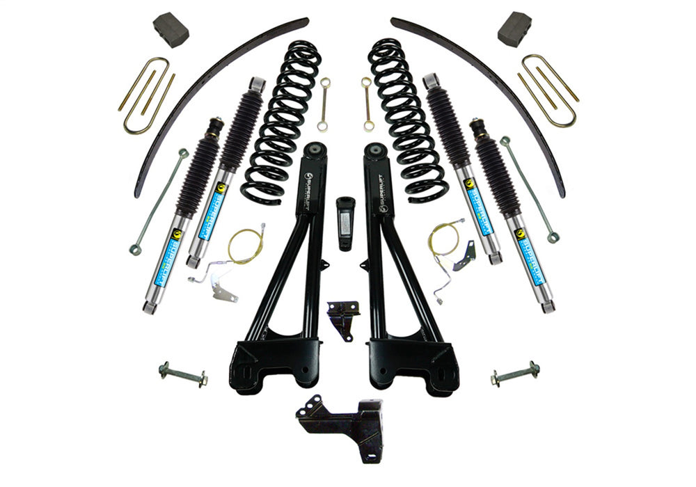 Superlift K983B 6in. Lift Kit-08-10 F250/F350 4WD-Dsl w/Replacement Radius Arms w/Bil Shocks - Truck Part Superstore