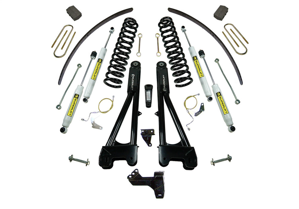 Superlift K983 6in. Lift Kit-08-10 F250/F350 4WD-Dsl w/Replacement Radius Arms w/SL Shocks - Truck Part Superstore