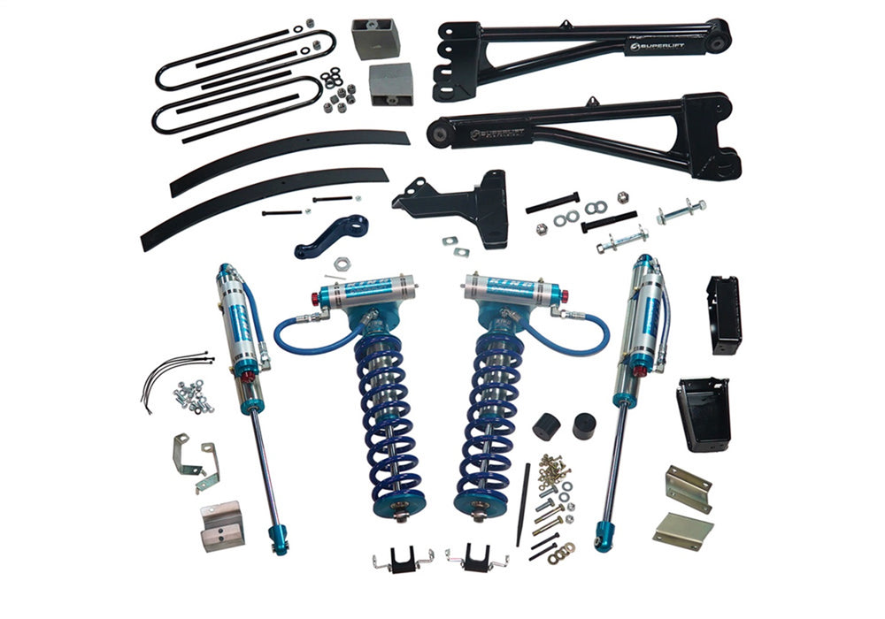 Superlift K991KG 8in. Lift Kit-11-16 F250/F350 4WD w Rep Radius Arms/King Clvrs/King Rr Shocks - Truck Part Superstore