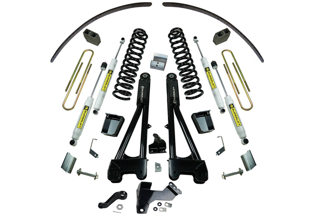 Superlift K991 8in. Lift Kit-11-16 F250/F350 4WD-Dsl w/Replacement Radius Arms w/SL Shocks - Truck Part Superstore