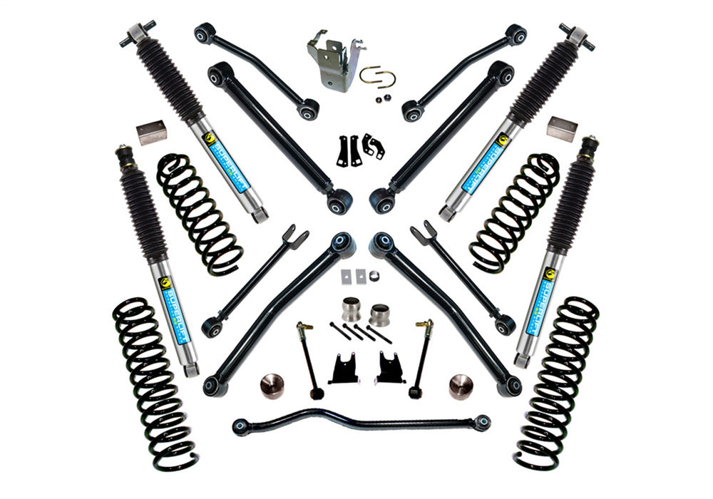 Superlift K996B 4in. Lift Kit-07-18 Wrangler JK-2-door-w/Reflex Ctrl Arms/Bilstein Shocks - Truck Part Superstore
