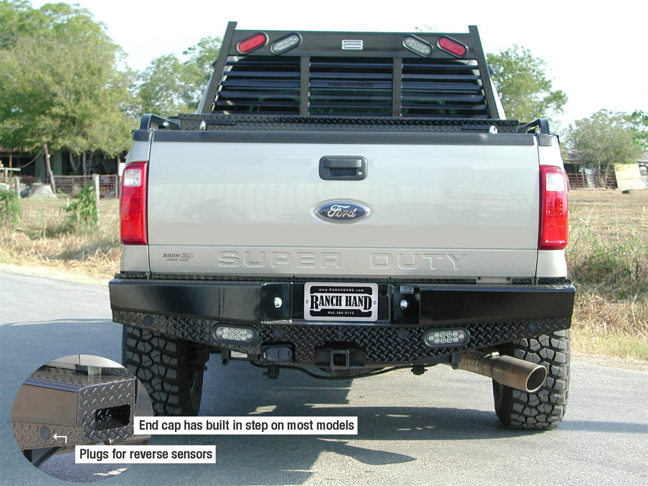 Ranch Hand SBF081BLSL Sport Series Back Bumper - Truck Part Superstore