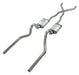 Pypes Performance Exhaust SFC01R Crossmember Back w/X-Pipe Exhaust System 67-70 Cougar Split Rear Dual Exit 2.5 in Intermediate And Tail Pipe Race Pro Muffler Hardware Incl Tip Not Incl Pypes Exhaust - Truck Part Superstore