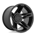 Fuel 1PC D76322405745 D763 22X14 5X5.0/5.5 MT-BLK -75MM - Truck Part Superstore