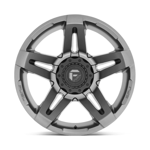 Fuel 1PC D76420209847 D764 20X12 6X135/5.5 MT-GNMTL -44MM - Truck Part Superstore