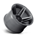 Fuel 1PC D76422405745 D764 22X14 5X5.0/5.5 MT-GNMTL -75MM - Truck Part Superstore