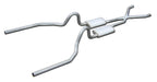 Pypes Performance Exhaust SFM03V Crossmember Back w/X-Pipe Exhaust System 65-70 Mustang Split Rear Dual Exit 2.5 in Intermediate And Tail Pipe Violator Mufflers/Hardware Incl Tip Not Incl Pypes Exhaust - Truck Part Superstore