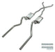 Pypes Performance Exhaust SFM05R Crossmember Back w/X-Pipe Exhaust System 65-70 Convertible Mustang Split Rear Dual Exit 2.5 in Intermediate And Tail Pipe Race Pro Muffler Incl Hardware Incl Tip Not Incl Pypes Exhaust - Truck Part Superstore