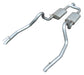 Pypes Performance Exhaust SFM50 Cat Back Exhaust System 98-04 Mustang V6 Split Rear Dual Exit 2.5 in Intermediate And Tail Pipe Hardware/Mufflers Incl Tip Not Incl Natural Finish 409 Stainless Steel Pypes Exhaust - Truck Part Superstore