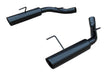 Pypes Performance Exhaust SFM60MSB Pype Bomb Series Axle Back Exhaust System 05-10 Mustang GT and Shelby Split Rear Dual Exit Incl Axle back Pipe 4 in Black Tips Hardware Black Finish 304 Stainless Steel Pypes Exhaust - Truck Part Superstore