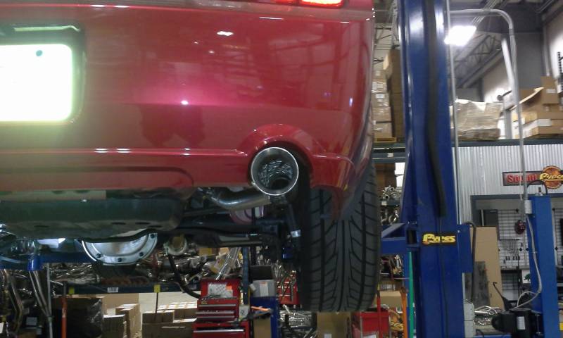 Pypes Performance Exhaust SFM60MS Pype Bomb Series Axle Back Exhaust System 05-10 Mustang Split Rear Dual Exit Incl Axle back Pipe 4 in Polished Tips Hardware Polished Finish 304 Stainless Steel Pypes Exhaust - Truck Part Superstore