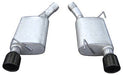 Pypes Performance Exhaust SFM60VB Violator Series Axle Back Muffler System 05-10 Mustang GT and Shelby Split Rear Dual Exit 2.5 in Intermediate Pipe Hardware/4 in Black Tips Incl Natural Finish 409 Stainless Steel Pypes Exhaust - Truck Part Superstore