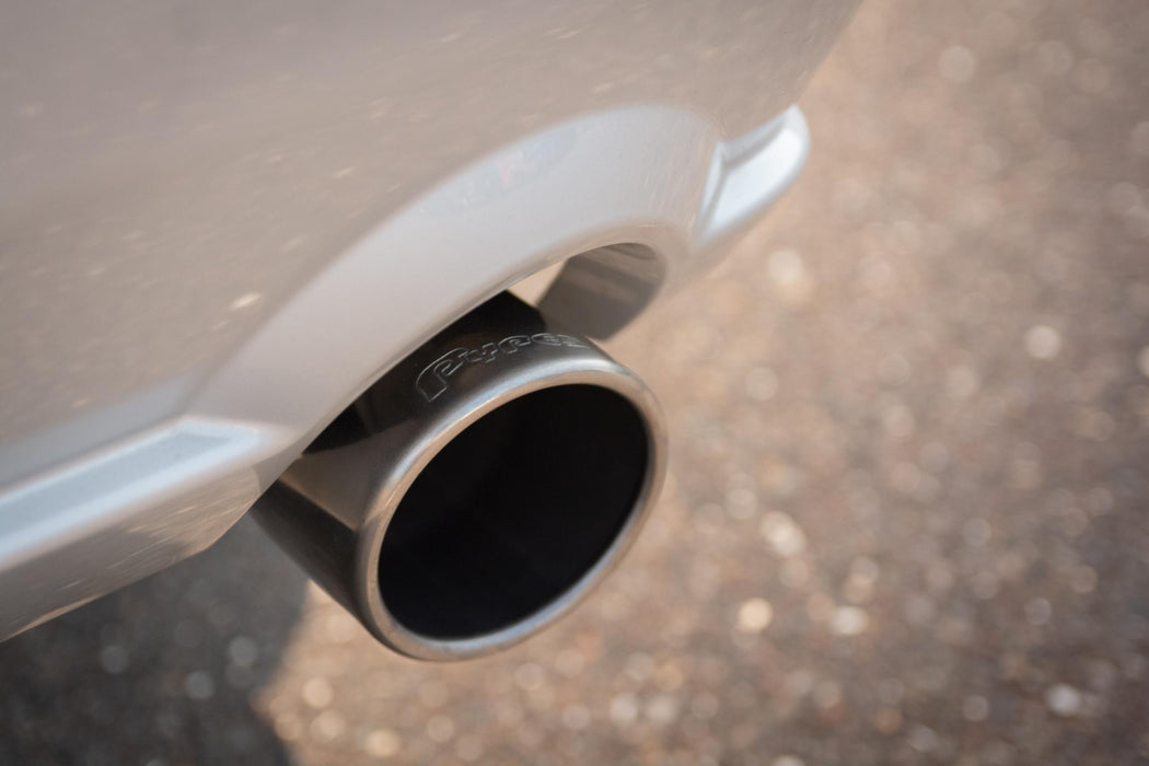 Pypes Performance Exhaust SFM60V Violator Series Axle Back Muffler System 05-10 Mustang GT and Shelby Split Rear Dual Exit 2.5 intermediate Pipe Hardware/4 in Polished Tips Incl Natural Finish 409 Stainless Steel Pypes Exhaust - Truck Part Superstore
