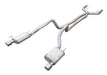 Pypes Performance Exhaust SFM68 Cat Back Exhaust System 05-10 Mustang V6 Split Rear Dual Exit 2.5 in True Dual After-Cat X/Mid Pipes/Hardware/Violator Muffler/4 in Polished Tips InclPypes Exhaust - Truck Part Superstore
