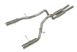 Pypes Performance Exhaust SFM76M Cat Back Super System Exhaust System 11-14 Mustang GT Split Rear Dual Exit 2.5 in M80 Mufflers/Hardware/4 in Polished Tips Incl Natural Finish 409 Stainless Steel Pypes Exhaust - Truck Part Superstore