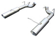 Pypes Performance Exhaust SFM76MS Pype Bomb Series Axle Back Exhaust System 11-14 Mustang GT Split Rear Dual Exit 4 in Polished Tips Hardware Not Incl Polished 304 Stainless Steel Pypes Exhaust - Truck Part Superstore
