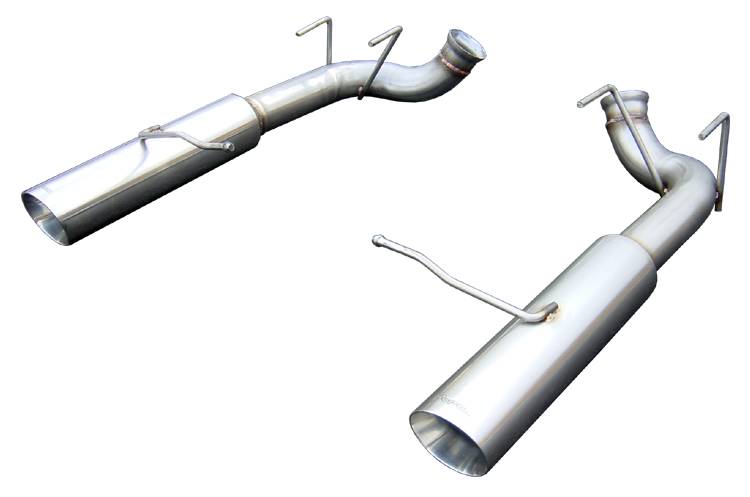 Pypes Performance Exhaust SFM79MS Pype Bomb Series Axle Back Exhaust System 11-14 Mustang V6 Split Rear Dual Exit 4 in Polished Tips Hardware Not Incl Polished 304 Stainless Steel Pypes Exhaust - Truck Part Superstore