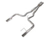 Pypes Performance Exhaust SFM80MX Cat Back Exhaust System 15-17 Mustang GT 3 in Diameter Split Rear Dual Exit 4 in Polished Tips Hardware Included X-Box Muffler Natural 304 Stainless Finish Pypes Exhaust - Truck Part Superstore