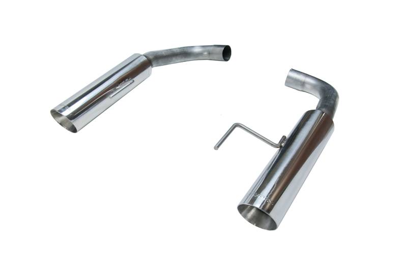 Pypes Performance Exhaust SFM81MS Pype Bomb Series Axle Back Exhaust System 15-17 Mustang GT Split Rear Dual Exit 4 in Polished Tips Hardware Not Incl Polished 304 Stainless Steel Pypes Exhaust - Truck Part Superstore