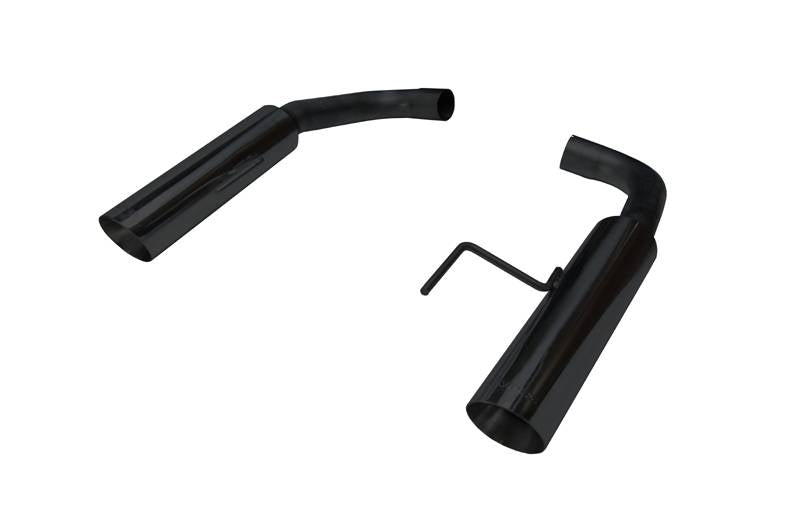 Pypes Performance Exhaust SFM81MSB Pype Bomb Series Axle Back Exhaust System 15-17 Mustang GT Split Rear Dual Exit 4 in Black Tips Hardware Not Incl Black Finish 304 Stainless Steel Pypes Exhaust - Truck Part Superstore