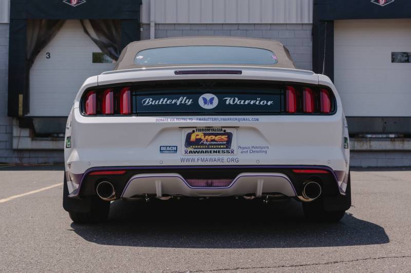 Pypes Performance Exhaust SFM84MS Axle Back Exhaust 15-17 Mustang V6 and Ecoboost Split Rear Dual Exit 3 in Polished Tips Hardware Included Polished 304 Stainless Steel Pypes Exhaust - Truck Part Superstore
