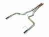 Pypes Performance Exhaust SFM86MH Cat Back Exhaust System 15-17 Mustang GT Split Rear Dual Exit 4 in Polished Tips Hardware Included Mid-muffler H-pipe Natural 409 Stainless Finish Pypes Exhaust - Truck Part Superstore