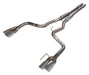 Pypes Performance Exhaust SFM87MH Cat Back Exhaust System 18-Pres Mustang GT Split Rear Quad Exit 3 in Quad 304 Stainless Steel Polished Tips Incl Mid Muffler/H-Pipe/Hardware 409 Stainless Steel Natural Finish Pypes Exhaust - Truck Part Superstore
