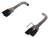 Pypes Performance Exhaust SFM88MSB Axle Back Exhaust 18-Pres Mustang GT Split Rear Quad Exit 3 in Quad 304 Stainless Steel Black Coated Tips Incl Hardware/Muffler DeletePypes Exhaust - Truck Part Superstore