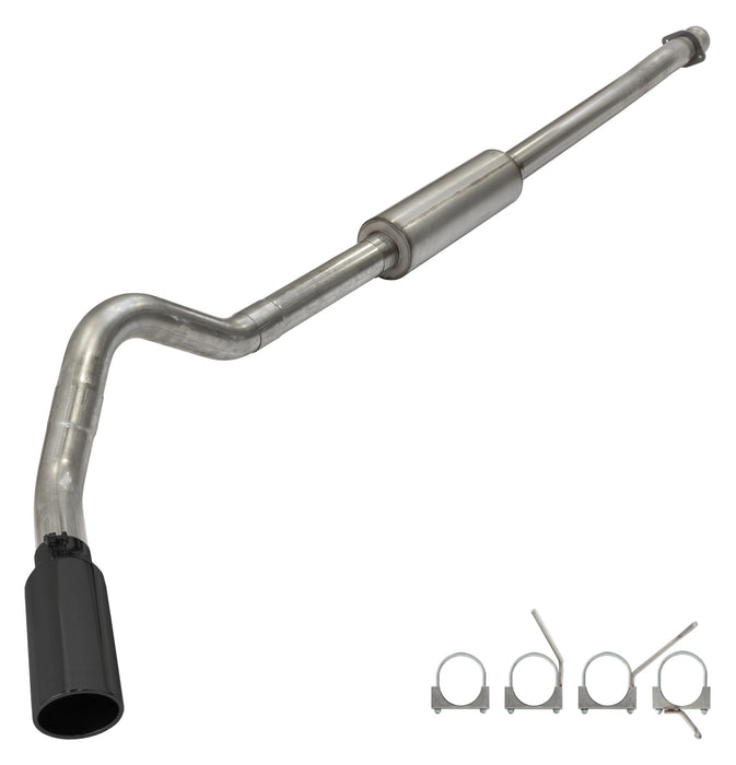 Pypes Performance Exhaust SFT24VB Raptor Catback Exhaust Kit 4 Inch Black Tips For 11-14 Raptor Pypes Exhaust - Truck Part Superstore