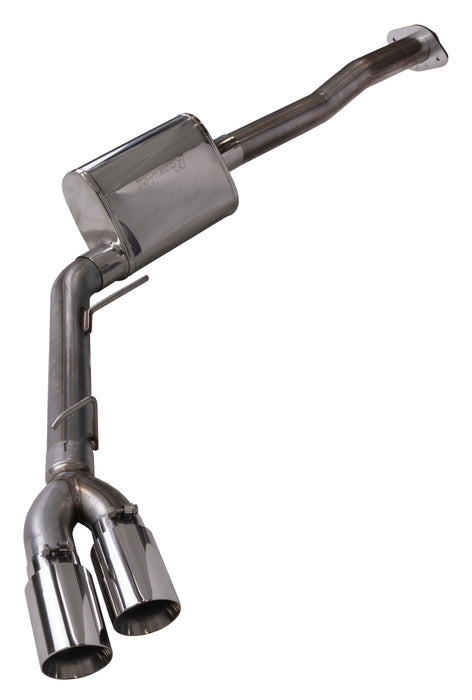 Pypes Performance Exhaust SFT29R F150 Cat Back Exhaust System For 15-20 Ford F150 Split Rear Dual Exit 3 Inch Intermediate And 3 Inch Tail Pipe 4.5 Inch Tip Muffler Incl Hardware Incl Polished Tip Incl Pypes Exhaust - Truck Part Superstore