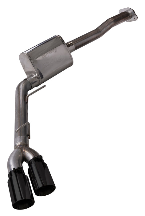 Pypes Performance Exhaust SFT29RB F150 Cat Back Exhaust System For 15-20 Ford F150 Split Rear Dual Exit 3 Inch Intermediate And 3 Inch Tail Pipe 4.5 Inch Black Tip Muffler Incl Hardware Incl Tip Incl Pypes Exhaust - Truck Part Superstore
