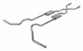 Pypes Performance Exhaust SFT965TE Crossmember Back w/X-Pipe Exhaust System 75-76 Ford Truck Split Rear Dual Exit 2.5 in Intermediate And Tail Pipe Hardware Incl Turbo pro Muffler Incl Tip Not Incl Catalytic Converter Incl Pypes Exhaust - Truck Part Superstore