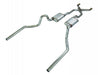 Pypes Performance Exhaust SGA20T30 Crossmember Back w/X-Pipe Exhaust System 68-72 Chevelle High Tubro Split Rear Dual Exit 2.5 in Intermediate And Tail Pipe 18 inch Turbo Pro Muffler/Hardware Incl Tip Not Incl Pypes Exhaust - Truck Part Superstore