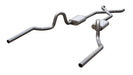 Pypes Performance Exhaust SGA20T30 Crossmember Back w/X-Pipe Exhaust System 68-72 Chevelle High Tubro Split Rear Dual Exit 2.5 in Intermediate And Tail Pipe 18 inch Turbo Pro Muffler/Hardware Incl Tip Not Incl Pypes Exhaust - Truck Part Superstore