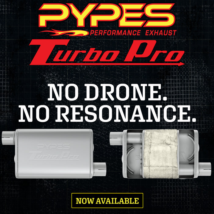 Pypes Performance Exhaust SGA40T30 Crossmember Back w/H-Pipe Exhaust System 64-72 A-Body Split Rear Dual Exit 2.5 in Intermediate And Tail Pipe 18 Inch Turbo Pro Muffler Incl Hardware Incl Tip Not Incl Pypes Exhaust - Truck Part Superstore