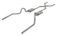 Pypes Performance Exhaust SGA43R Crossmember Back w/H-Pipe Exhaust System 64-74 GM A Body Split Rear Dual Exit 3 in Intermediate And Tail Pipe Race Pro Mufflers/Hardware Incl Tip Not Incl Pypes Exhaust - Truck Part Superstore