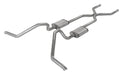 Pypes Performance Exhaust SGB40R Crossmember Back w/H-Pipe Exhaust System 65-70 B-Body Split Side Dual Exit 2.5 in Intermediate And Tail Pipe Race Pro Mufflers/Hardware Incl Tip Not Incl Pypes Exhaust - Truck Part Superstore