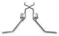 Pypes Performance Exhaust SGB40T Crossmember Back w/H-Pipe Exhaust System 65-70 B-Body Split Side Dual Exit 2.5 in Intermediate And Tail Pipe Turbo Pro Mufflers/Hardware Incl Tip Not Incl Pypes Exhaust - Truck Part Superstore