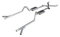 Pypes Performance Exhaust SGC11S Crossmember Back w/Xchange Exhaust System Split Rear Dual Exit 2.5 in Intermediate X-Pipe And Tail Pipe Street Pro Mufflers/Hardware Incl Tip Not Incl Pypes Exhaust - Truck Part Superstore