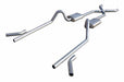 Pypes Performance Exhaust SGC13 Crossmember Back w/X-Pipe Exhaust System 55-57 Split Rear Dual Exit 3 in Intermediate And Tail Pipe No Mufflers/Hardware Incl Tip Not Incl Pypes Exhaust - Truck Part Superstore