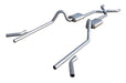 Pypes Performance Exhaust SGC13R Crossmember Back w/X-Pipe Exhaust System 55-57 Split Rear Dual Exit 3 in Intermediate And Tail Pipe Race Pro Mufflers/Hardware Incl Tip Not Incl Pypes Exhaust - Truck Part Superstore