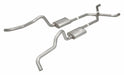 Pypes Performance Exhaust SGC16 Crossmember Back w/X-Pipe Exhaust System 55-57 Chevy Wagon Split Rear Dual Exit 2.5 in Intermediate And Tail Pipe Hardware Incl Muffler And Tip Not Incl Pypes Exhaust - Truck Part Superstore