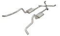 Pypes Performance Exhaust SGC17R Crossmember Back w/X-Pipe Exhaust System 55-57 Tri-Five Chevy Split Rear Dual Exit 2.5 in Intermediate And Tail Pipe Race Pro Muffler/Hardware Incl Tip Not Incl 409 Stainless Steel Pypes Exhaust - Truck Part Superstore